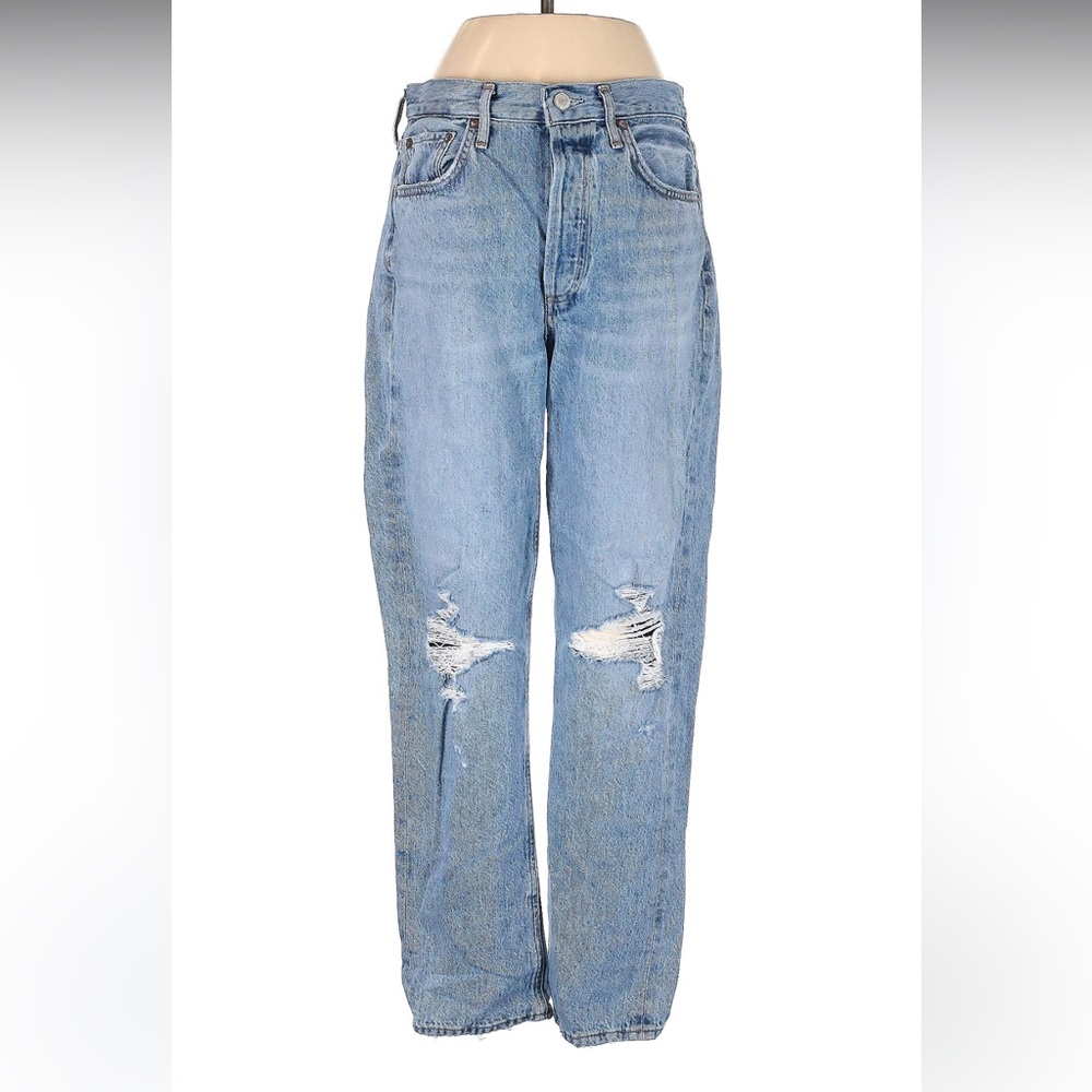 AGOLDE 90s High Rise Distressed Jeans Size 26